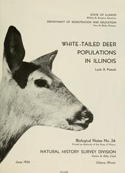 Cover of White-tailed deer populations in Illinois