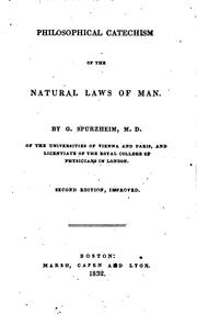 Cover of: Philosophical Catechism of the Natural Laws of Man