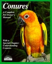 Cover of: Conures by Matthew M. Vriends, Matthew M. Vriends