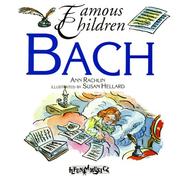 Cover of: Bach by Ann Rachlin