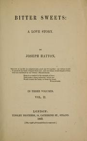 Cover of: Bitter sweets. by Joseph Hatton