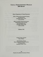 Cover of: Critical Trends Assessment Program: 2001 report.