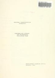 Cover of: Suburban bus storage and maintenance facilities plan by Development Planning Office, Regional Transportation Authority.