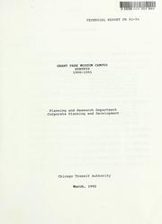 Grant Park museum campus surveys, 1990-1991