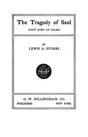 Cover of: The Tragedy of Saul: First King of Israel