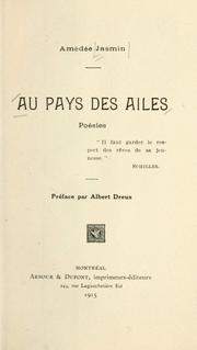 Cover of: Au pays des ailes: poésies