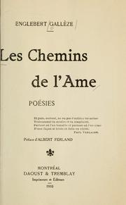 Cover of: chemins de l'âme: poésies.