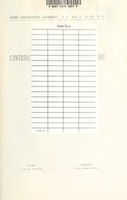 Cover of: Contribution à l'étude du vocabulaire d'Alphonse Daudet by Ivan Pauli