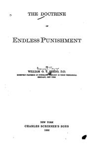 Cover of: The Doctrine of Endless Punishment