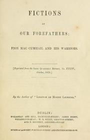 Cover of: Fictions of our forefathers by Patrick Kennedy
