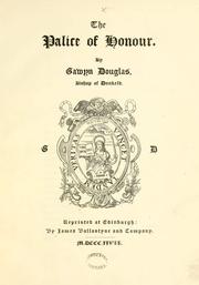 Cover of: The palice of honour by Bannatyne Club (Edinburgh, Scotland)