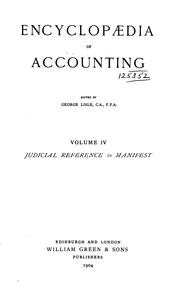 Cover of: Encyclopædia of Accounting