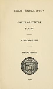 Cover of: Annual report. by Chicago Historical Society