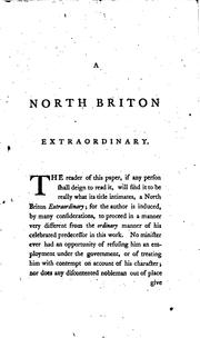 A North Briton extraordinary by Tobias Smollett