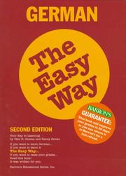 Cover of: German the easy way by Paul G. Graves