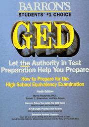 Cover of: How to prepare for the GED High School Equivalency Examination by Murray Rockowitz