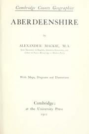 Cover of: Aberdeenshire. by Alexander Mackie