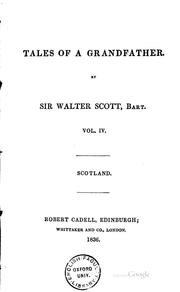 Cover of: Tales of a Grandfather by Sir Walter Scott