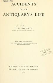 Cover of: Accidents of an antiquary's life.