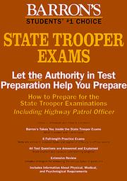 Cover of: How to prepare for the state trooper examinations: including highway patrol officer