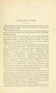 Cover of: Additional references relating to reciprocity with Canada by Library of Congress. Division of Bibliography.