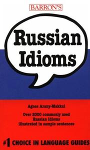 Cover of: Russian idioms