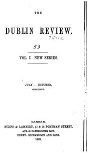 Cover of: The Dublin Review by Nicholas Patrick Wiseman