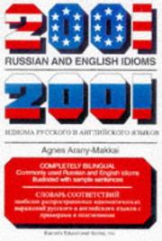 Cover of: 2001 Russian and English idioms