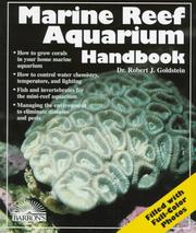 Cover of: Marine reef aquarium handbook