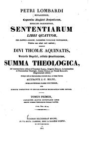 Cover of: Divi Thomae Aquinatis: Summa theologica