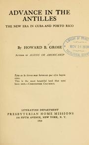 Cover of: Advance in the Antilles by Howard B. Grose