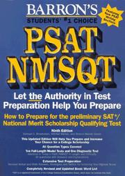 Cover of: How to prepare for the PSAT/NMSQT: Preliminary SAT/National Merit Scholarship Qualifying Test