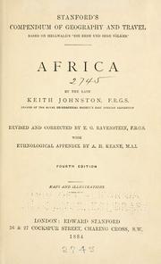 Cover of: Africa by Keith Johnston