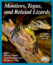 Cover of: Monitors, tegus, and related lizards by Richard D. Bartlett