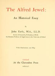 Cover of: The Alfred jewel by Earle, John