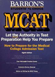 Cover of: How to prepare for the MCAT, medical college admission test | Hugo R. Seibel