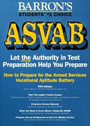 Cover of: How to Prepare for the Asvab, Armed Services Vocational Aptitude Battery