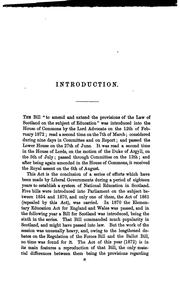 Cover of: Manual of the Education Act for Scotland 35 & 36 Vict., Chap. 62 1872