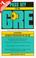 Cover of: Pass key to the GRE, graduate record examination