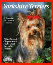 Cover of: Yorkshire terriers by Armin Kriechbaumer