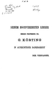 Cover of: Geschichte der Ablaute der starken Zeitwörter innerhalb des nordenglischen by Adolph Wackerzapp