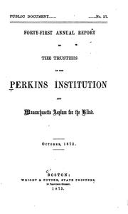 Cover of: Report by Perkins School for the Blind
