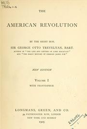 Cover of: The American Revolution. by George Otto Trevelyan