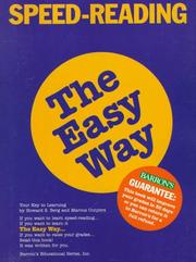 Cover of: Speed Reading the Easy Way (Easy Way Series)