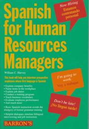 Cover of: Spanish for human resources managers