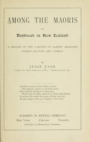 Cover of: Among the Maoris by Jesse Page