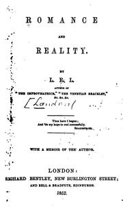 Cover of: Romance and Reality