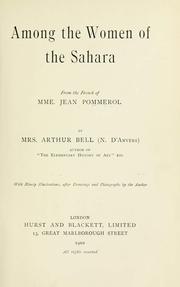 Among The Women Of The Sahara by Jean Pommerol