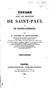 Cover of: Voyage dans les provinces de Saint-Paul et de Sainte-Catherine