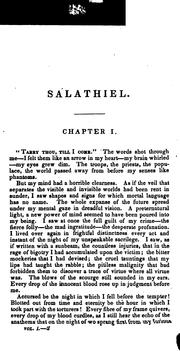 Cover of: Salathiel: A Story of the Past, the Present and the Future